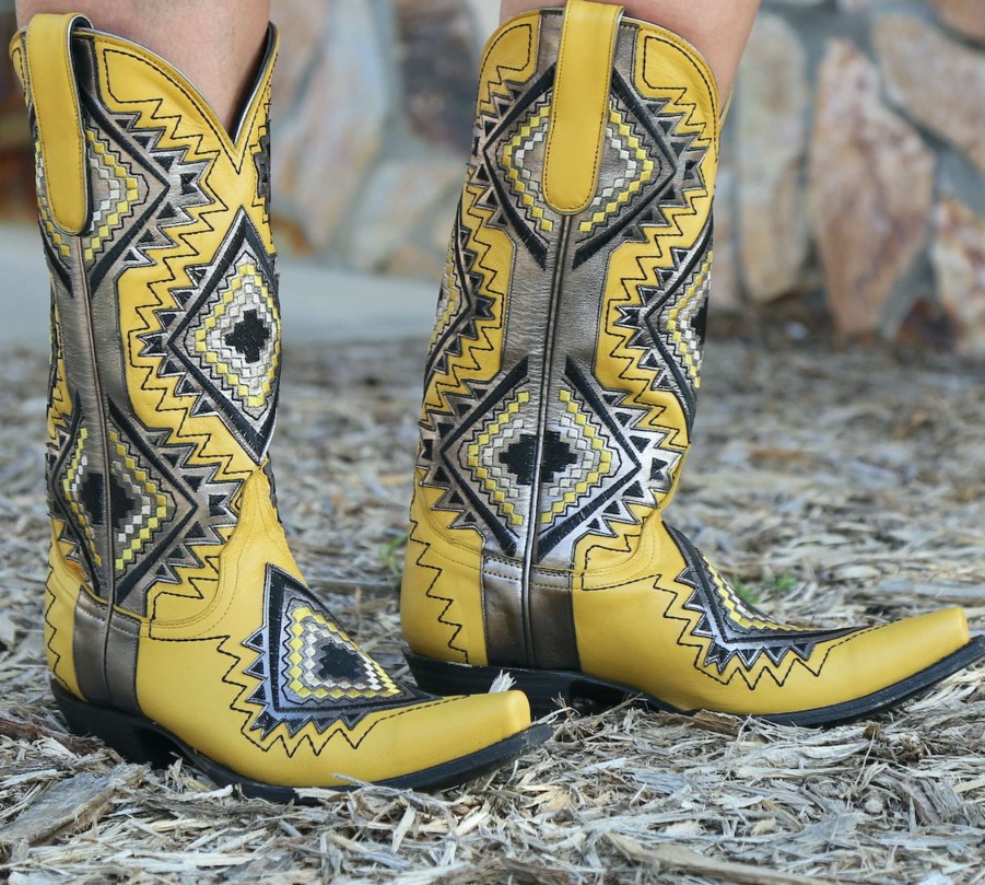 Old Gringo * | Old Gringo Boots Discount Online Old Gringo Kayenta Yellow Gold L3546-2