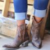 Old Gringo * | Old Gringo Boots Hot Sale Old Gringo Eagle Crystal Zipper L859-2