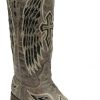 Corral * | Corral Boots Typical Style Corral Brown Black Wing And Cross Square Toe A1197