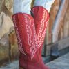 Liberty Black * | Liberty Black Boots Gift Selection Liberty Black Stitch Vegas Rojo Red Lb711551