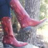 Old Gringo * | Old Gringo Boots Hot Sell Old Gringo Bonnie Vesuvio Red Cowgirl Boot