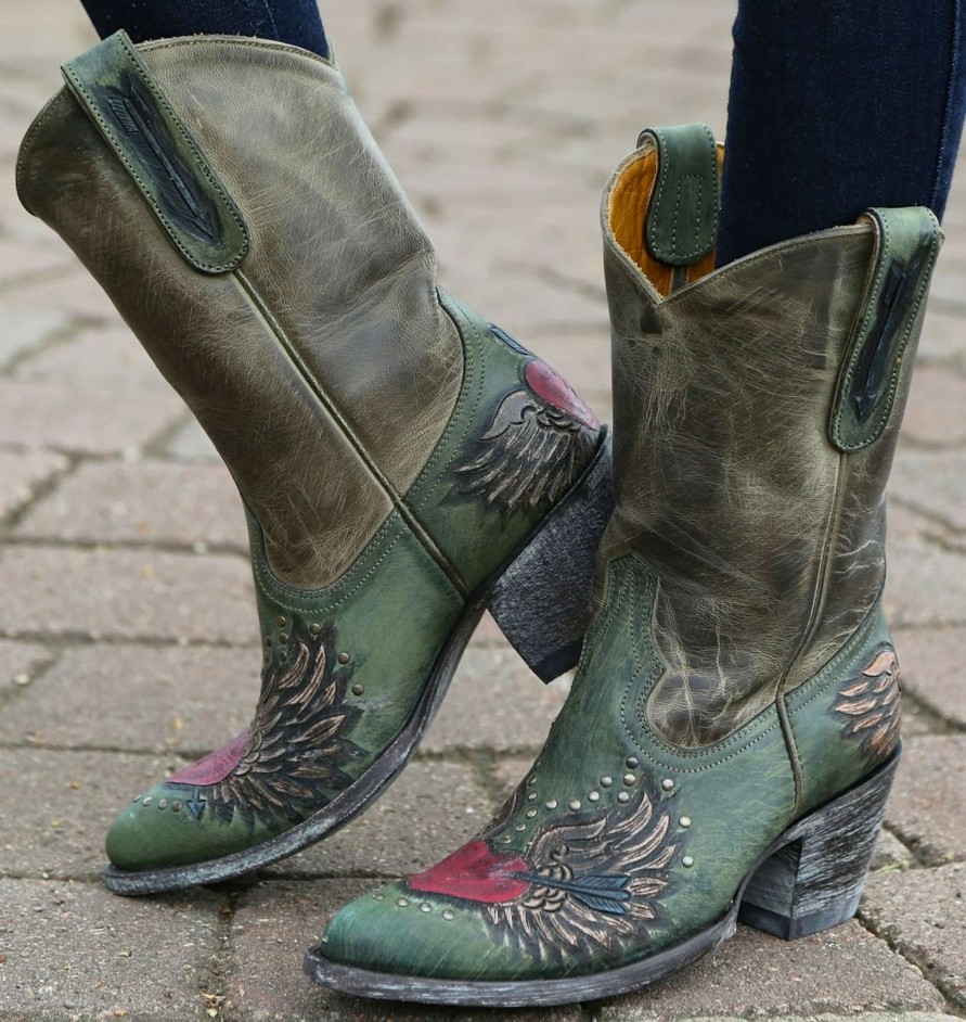 Old Gringo * | Old Gringo Boots Quick Delivery Old Gringo Cupido Green L756-1