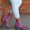 Old Gringo * | Old Gringo Boots Hot Sale Old Gringo Sora Zipper Pink L871-64