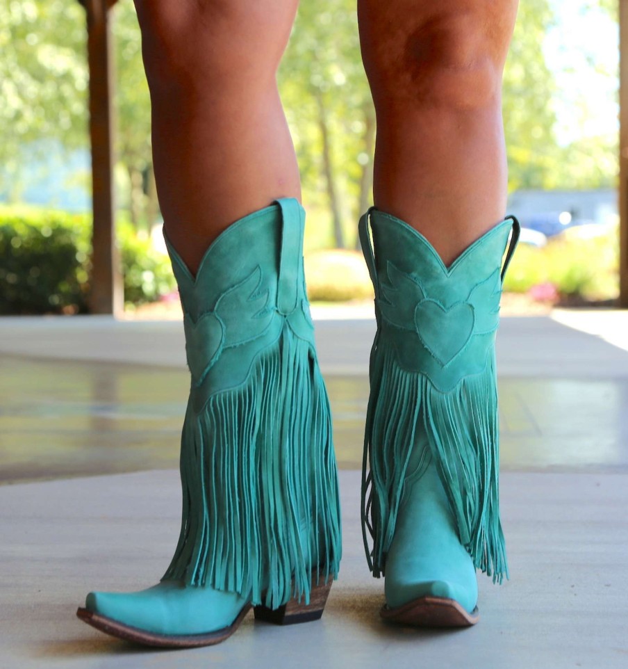 Junk Gypsy By Lane * | Junk Gypsy By Lane Boots Promotions Junk Gypsy By Lane Dreamer Turquoise Jg0004D