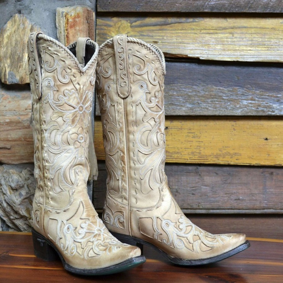 Lane * | Lane Boots Quick Delivery Lane Robin Distressed Bone Lb0237B