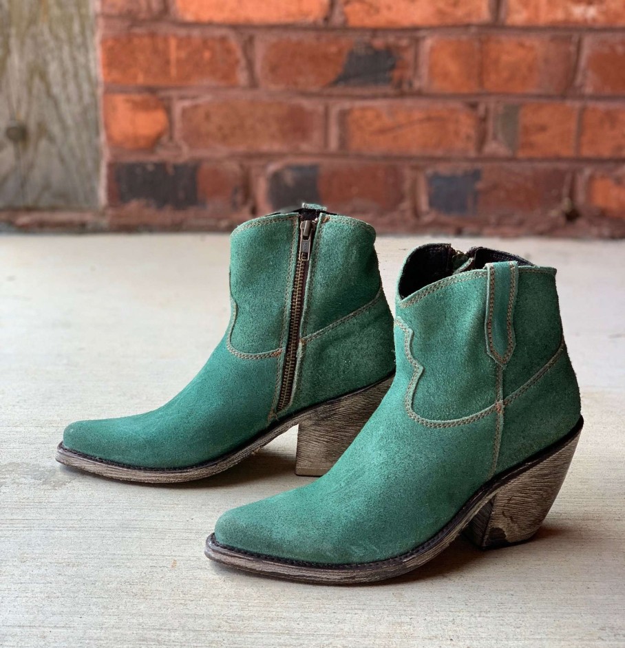 Liberty Black * | Liberty Black Boots Large Choice Liberty Black Brandy Bootie Forest Green Lb713416