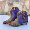 Old Gringo * | Old Gringo Boots Discounts Old Gringo Cherrie Green Violet Brass Bl3315-8