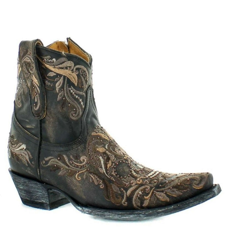 Old Gringo * | Old Gringo Boots Cut Price Old Gringo Dulce Calavera Rustic Beige Black Bl3233-1