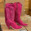 Liberty Black * | Liberty Black Boots Discounts Liberty Black Fringe Benefits Boot Fuchsia Lb713422