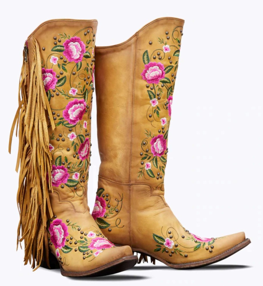 Junk Gypsy By Lane * | Junk Gypsy By Lane Boots Hot Sale Junk Gypsy By Lane Wallflower Boot Mustard Jg0070A