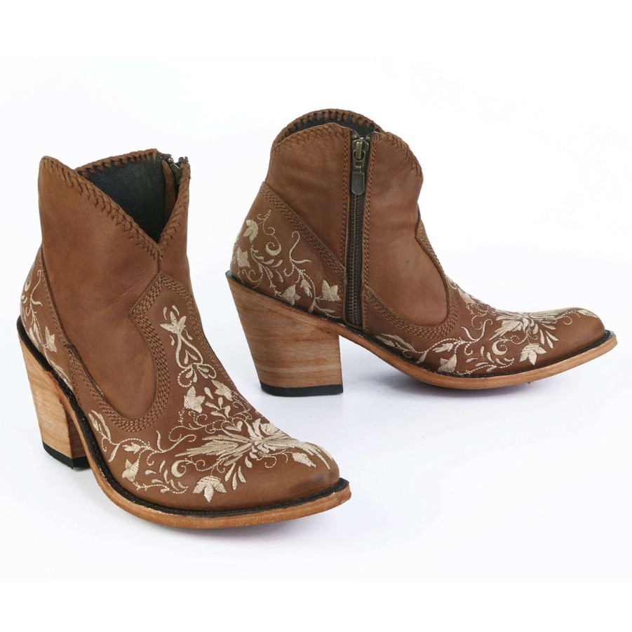 Liberty Black * | Liberty Black Boots Original Liberty Black Valerie Short Embroidery Faggio Lb712324