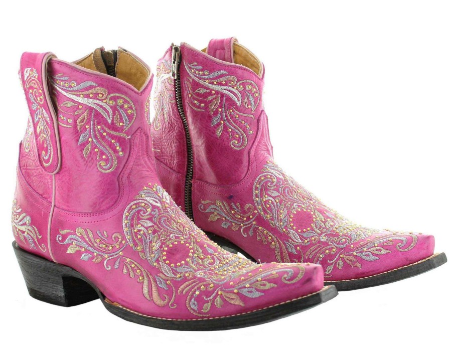 Old Gringo * | Old Gringo Boots Attractive Old Gringo Dulce Calavera Pink Bl3233-5