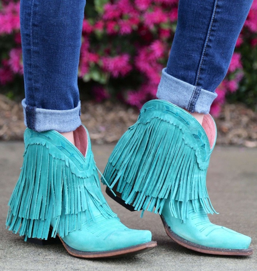 Junk Gypsy By Lane * | Junk Gypsy By Lane Boots Discount Online Junk Gypsy By Lane Spitfire Turquoise Jg0007D