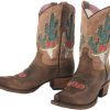 Junk Gypsy By Lane * | Junk Gypsy By Lane Boots Best Price Junk Gypsy By Lane Bramble Rose Brown With Tan Suede Jg0015B