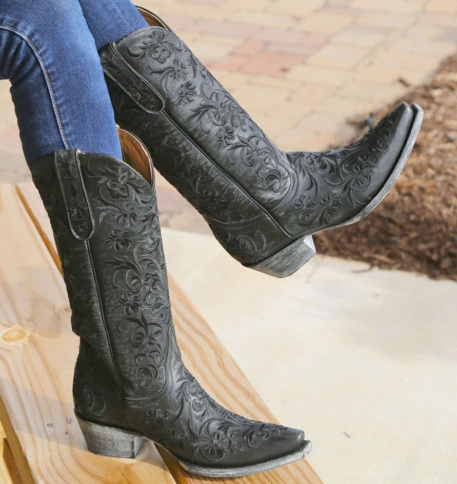 Old Gringo * | Old Gringo Boots Typical Style Old Gringo Clarise Black Boots L1266-5