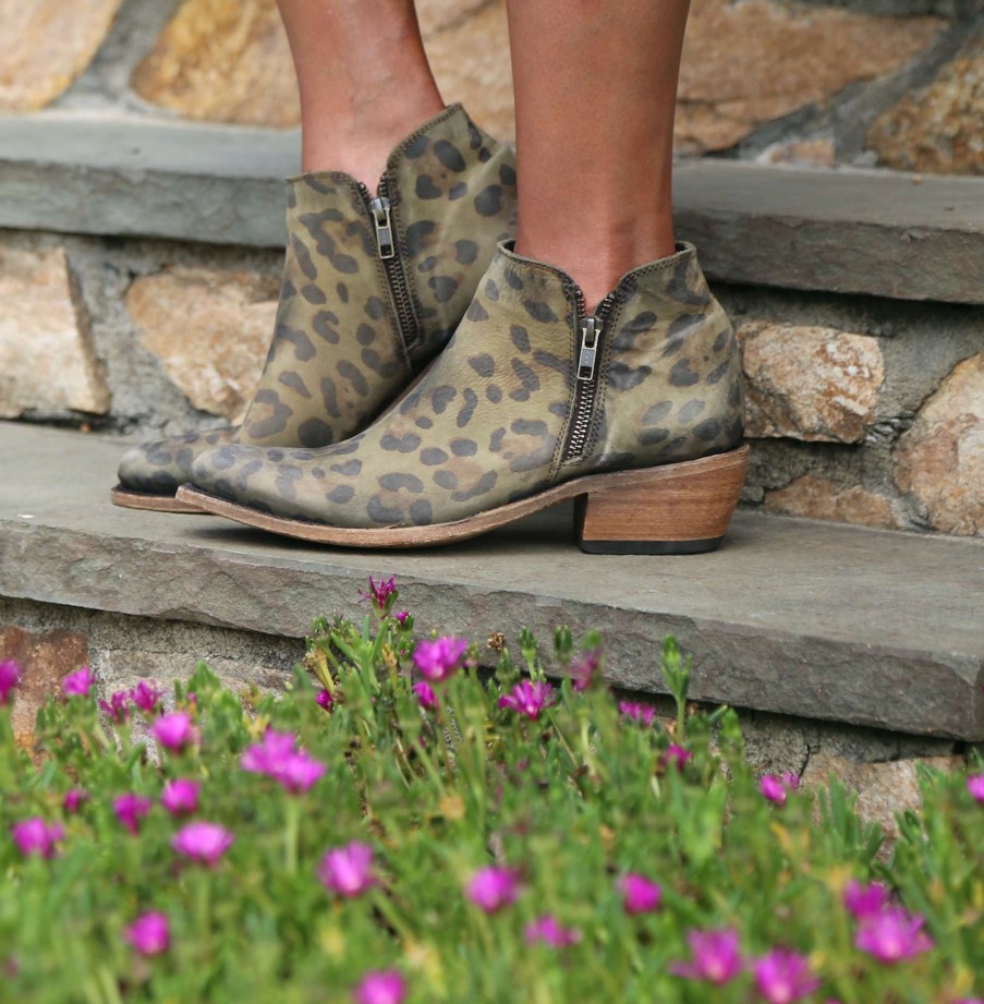 Liberty Black * | Liberty Black Boots Cut Price Liberty Black Double Zipper Bootie Chita Olivo Lb711137