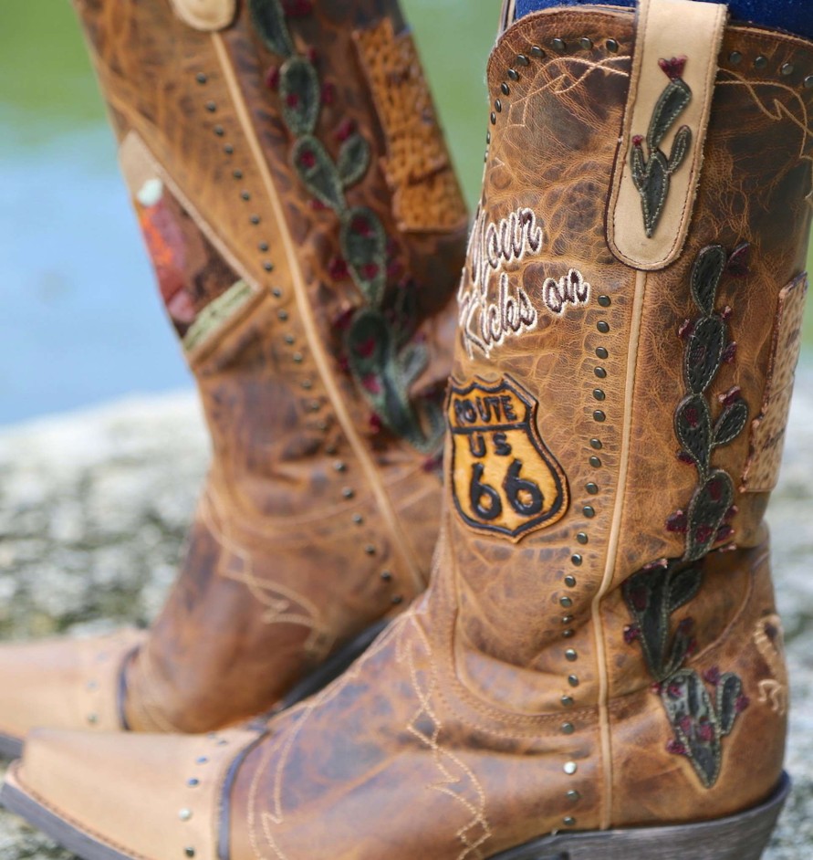 Old Gringo * | Old Gringo Boots Discount Online Old Gringo Route 66 Saddle L3056-2