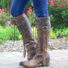 Junk Gypsy By Lane * | Junk Gypsy By Lane Boots Online Sales Junk Gypsy By Lane Trailblazer Brick-Toned Jg0010C