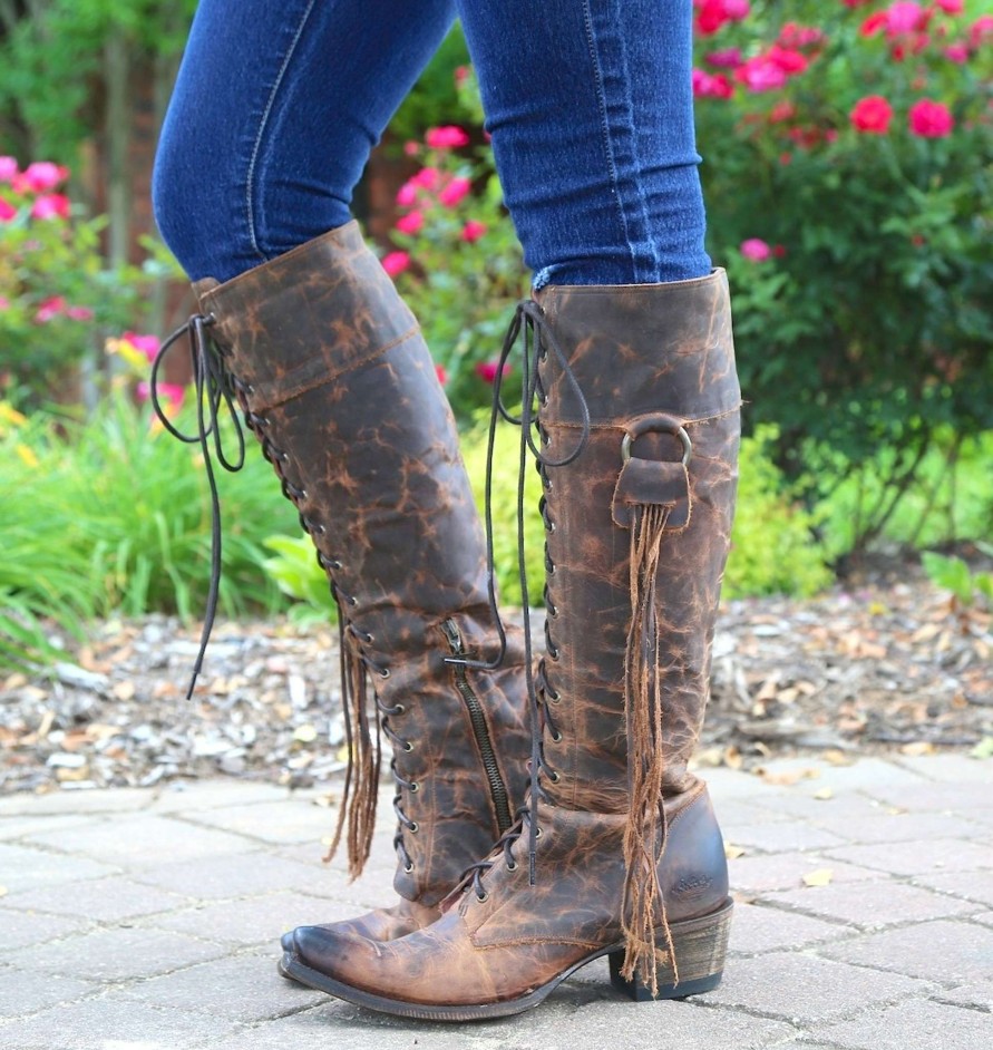 Junk Gypsy By Lane * | Junk Gypsy By Lane Boots Online Sales Junk Gypsy By Lane Trailblazer Brick-Toned Jg0010C