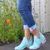 Corral * | Corral Boots Best Price Corral Turquoise Cutout Shortie Q5026