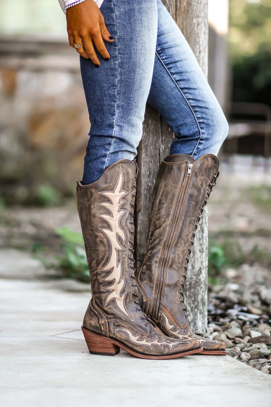 Liberty Black * | Liberty Black Boots Attractive Liberty Black Prairie Lace Up Boot Vintage Canela Lb7129151