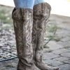 Liberty Black * | Liberty Black Boots Wholesale Liberty Black Allyssa Python Print Lb712989