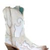 Corral * | Corral Boots Wholesale Corral White Inlay And Woven C3547