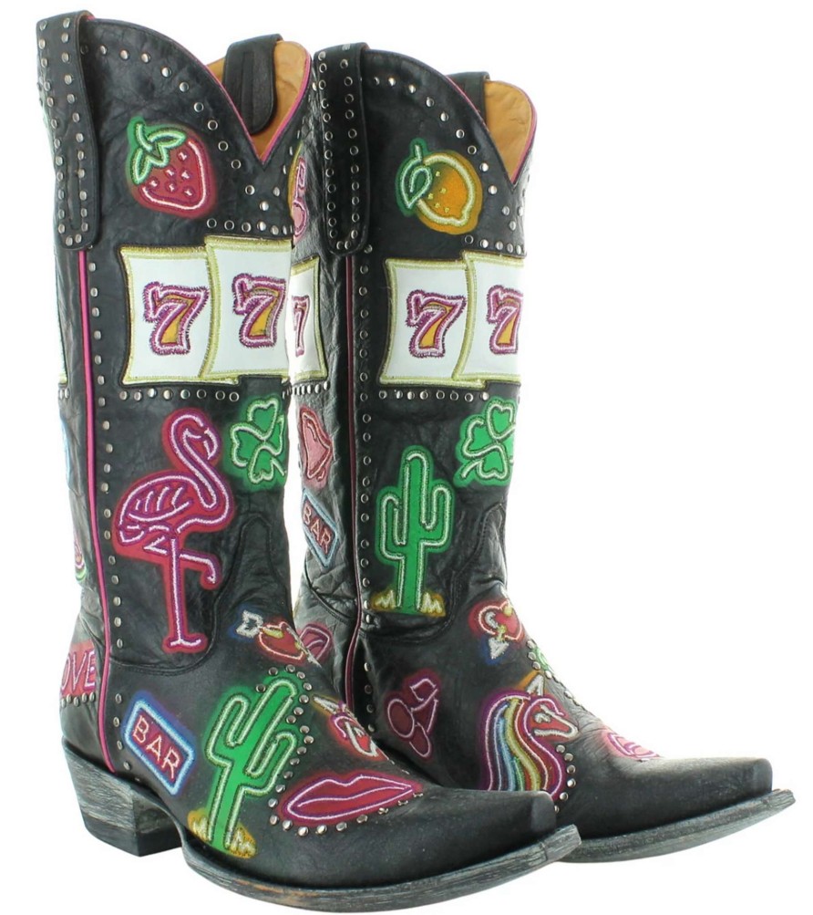 Old Gringo * | Old Gringo Boots Official Old Gringo Jackpot 13 Black L3596-1