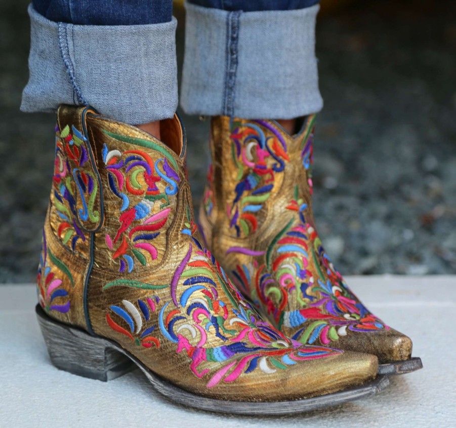 Old Gringo * | Old Gringo Boots Gift Selection Old Gringo Taos Fiesta Gold Bl3445-1