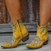 Old Gringo * | Old Gringo Boots Quick Delivery Old Gringo Dulce Calavera Yellow Bl3233-6