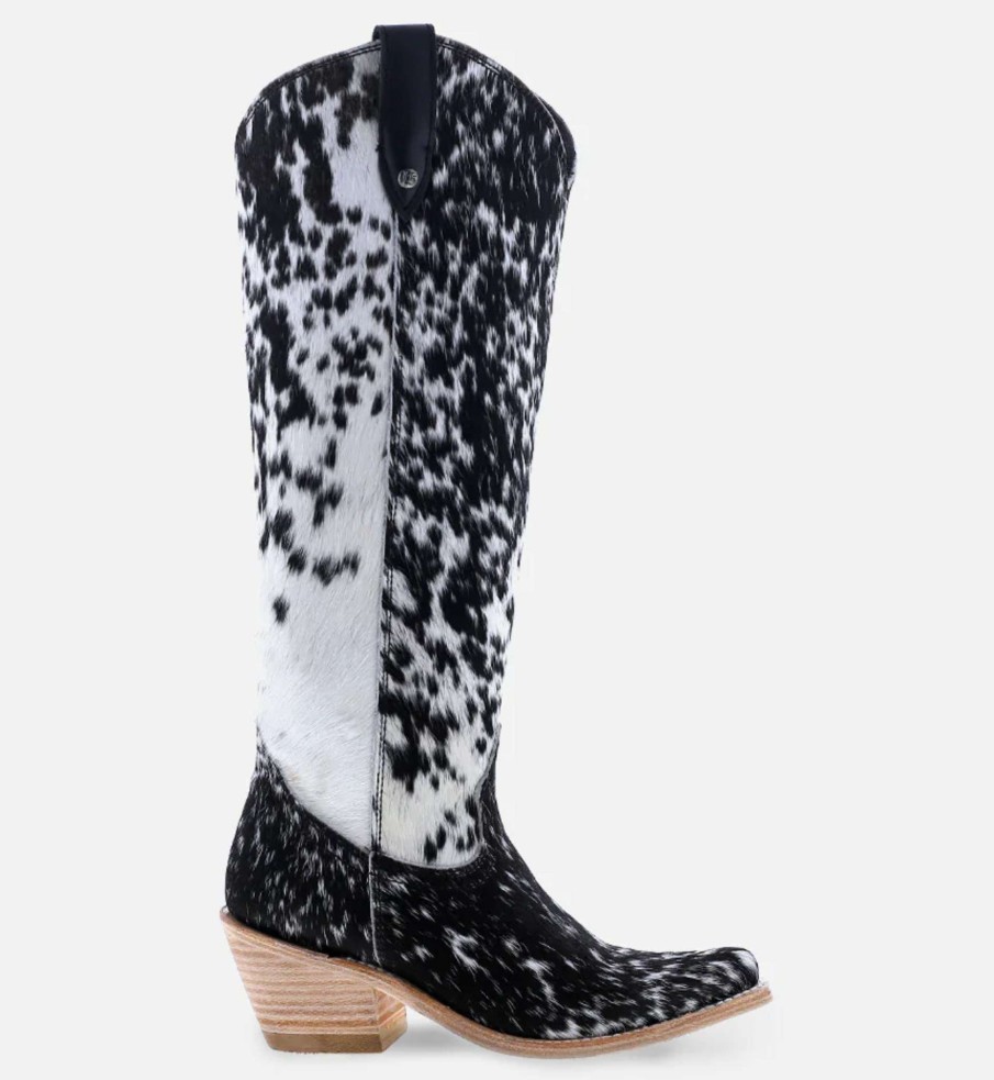 Liberty Black * | Liberty Black Boots Quick Delivery Liberty Black Hair On Tall Blanco Negro Lb7129142