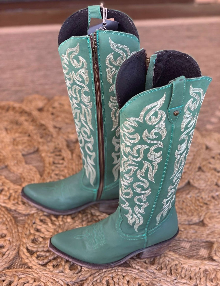 Liberty Black * | Liberty Black Boots Hot Sell Liberty Black Allie Vegas Turquoise Lb712988