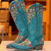 Old Gringo * | Old Gringo Boots Online Sales Old Gringo Sora Turquoise L841-44