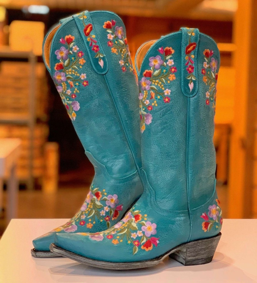 Old Gringo * | Old Gringo Boots Online Sales Old Gringo Sora Turquoise L841-44