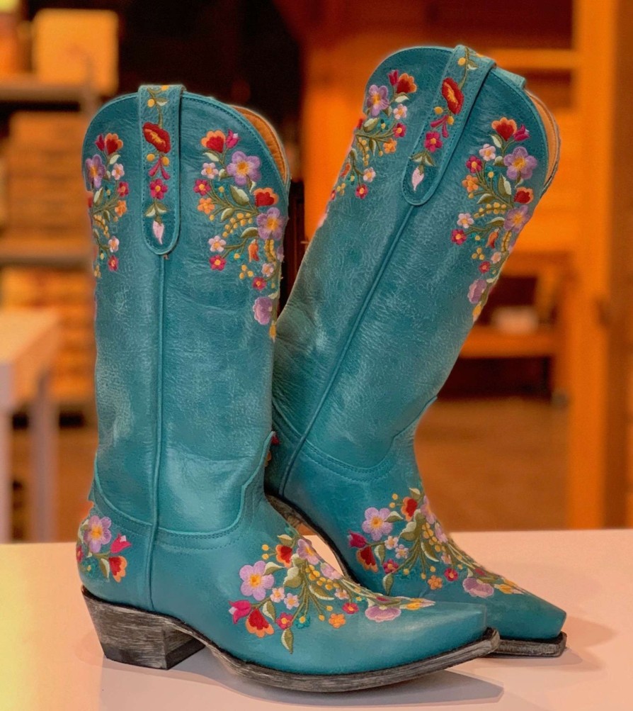 Old Gringo * | Old Gringo Boots Online Sales Old Gringo Sora Turquoise L841-44