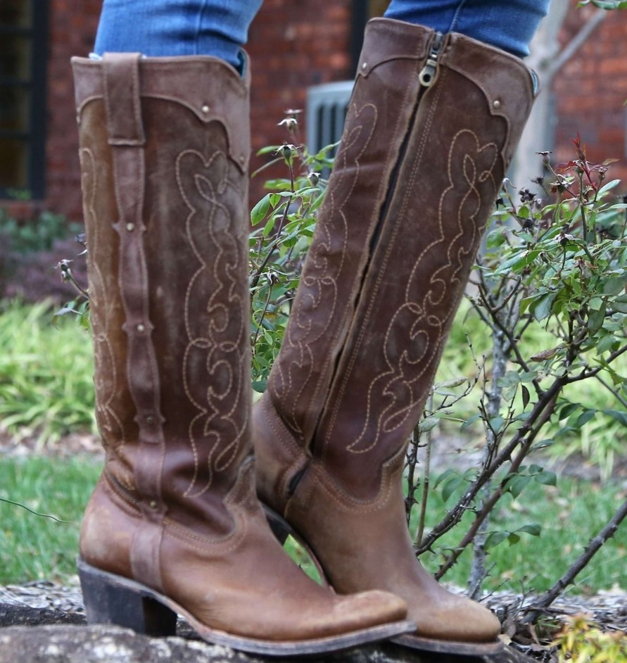 Corral * | Corral Boots Discount Online Corral Kats Natural Westport C1971