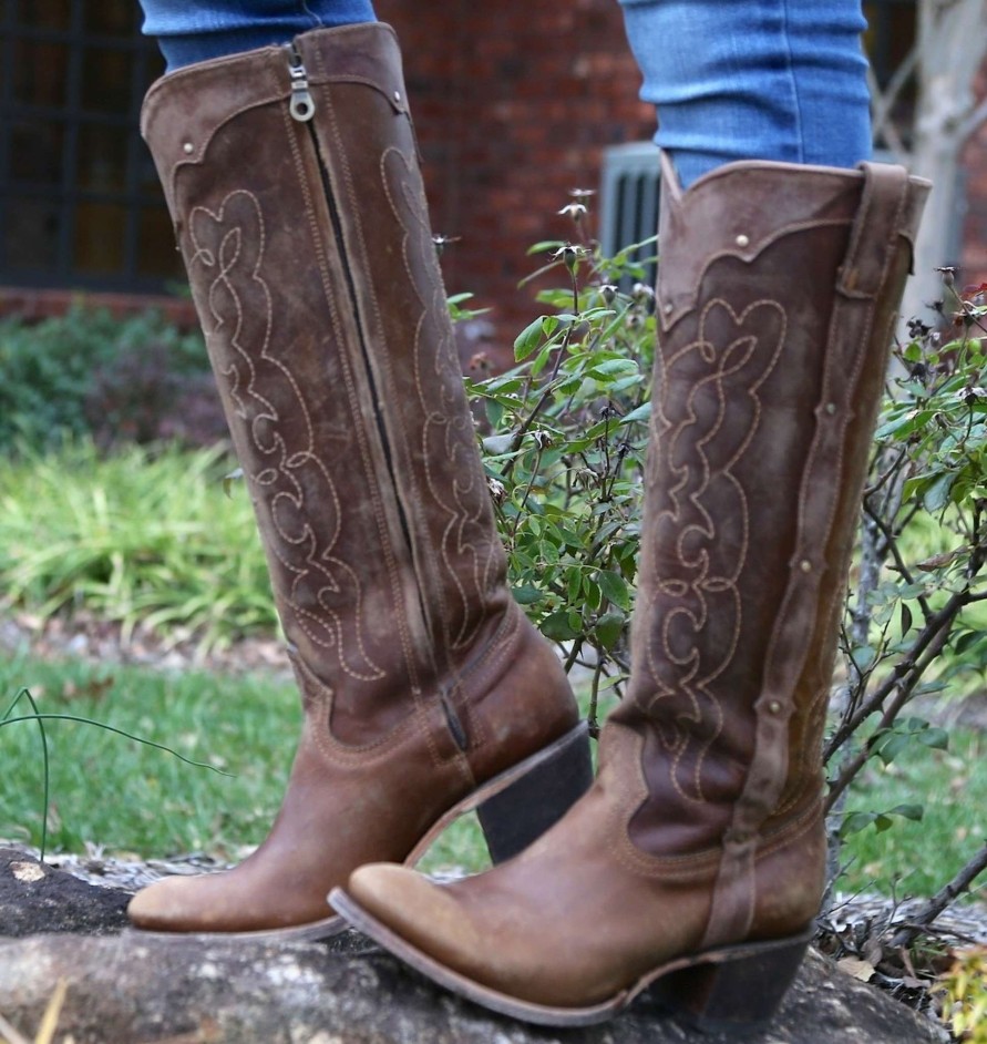 Corral * | Corral Boots Discount Online Corral Kats Natural Westport C1971