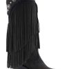 Liberty Black * | Liberty Black Boots Cut Price Liberty Black Get Fringy With It Boots Vegas Negro Lb711847