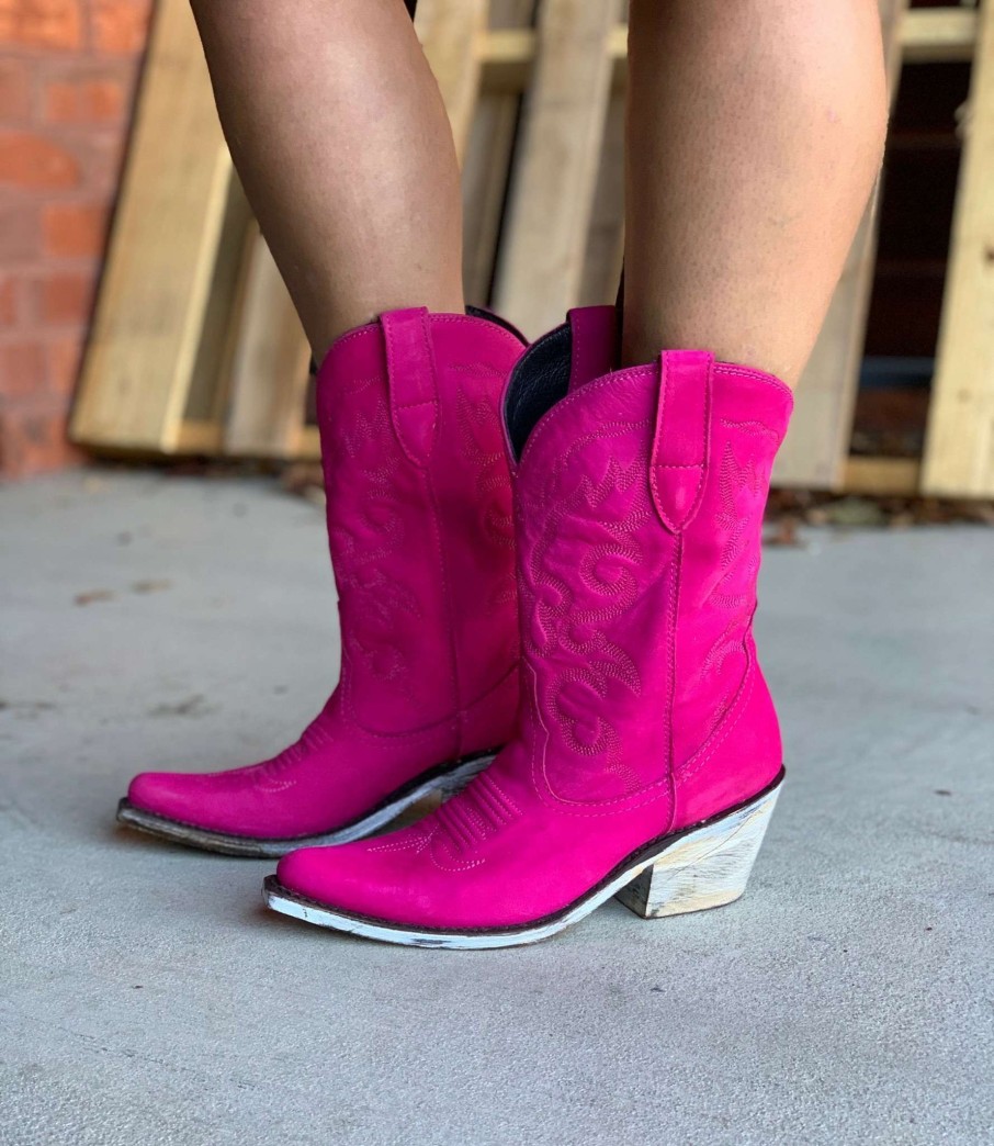 Liberty Black * | Liberty Black Boots Best-Selling Liberty Black Signature Pink Boot Lb711219 Fuchsia