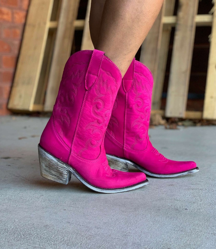 Liberty Black * | Liberty Black Boots Best-Selling Liberty Black Signature Pink Boot Lb711219 Fuchsia