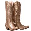 Junk Gypsy By Lane * | Junk Gypsy By Lane Boots Original Junk Gypsy By Lane Nighthawk Rose Gold Metallic Jg0058B