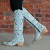 Liberty Black * | Liberty Black Boots Promotions Liberty Black Garden Grey Floral Tall Lb7129148