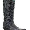 Corral * | Corral Boots Discounts Corral Black Overlay And Full Studs Vamp C3446