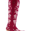 Liberty Black * | Liberty Black Boots Cut Price Liberty Black Garden Fuchsia Floral Tall Lb7129148