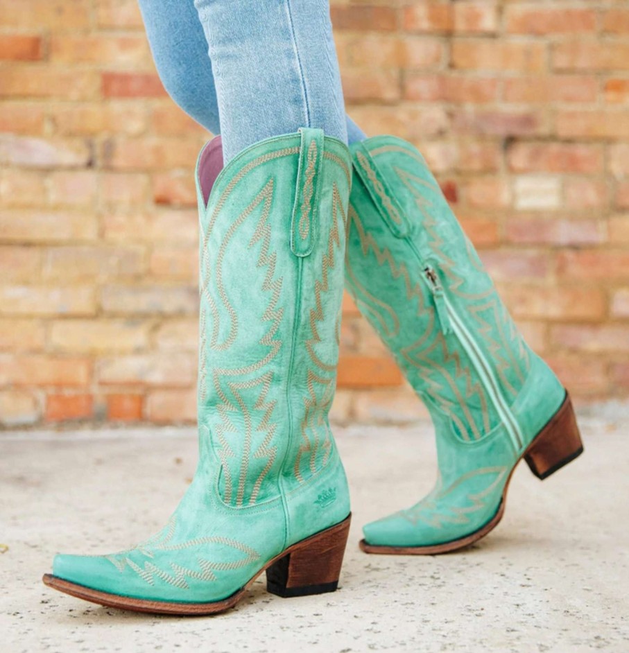 Junk Gypsy By Lane * | Junk Gypsy By Lane Boots Gift Selection Junk Gypsy By Lane Nighthawk Boot Taos Turquoise Jg0058C