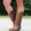 Corral * | Corral Boots Gift Selection Corral Tan Full Python Woven A3659