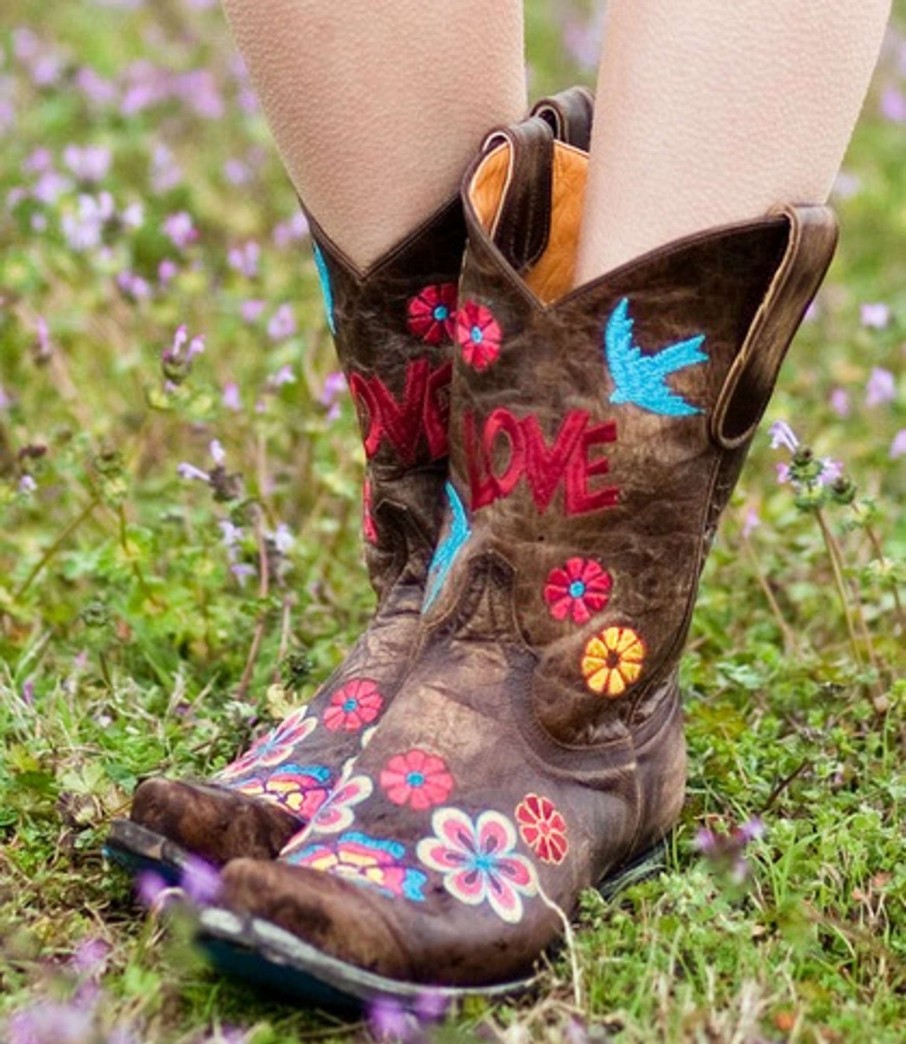 Old Gringo * | Old Gringo Boots Typical Style Old Gringo Checruda Brass Cowgirl Boot