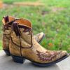 Old Gringo * | Old Gringo Boots Large Choice Old Gringo Eagle Beaded Gold Bl3295-1