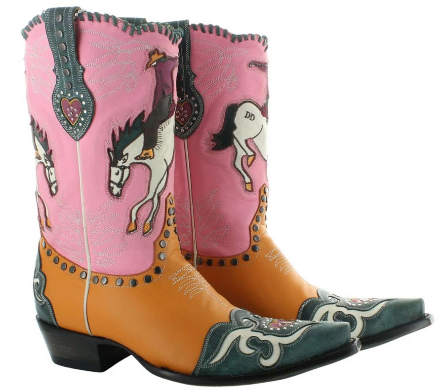 Double D Ranch * | Discount Online Double D By Old Gringo Bronc Buster Pink Butter Ddl1030-1