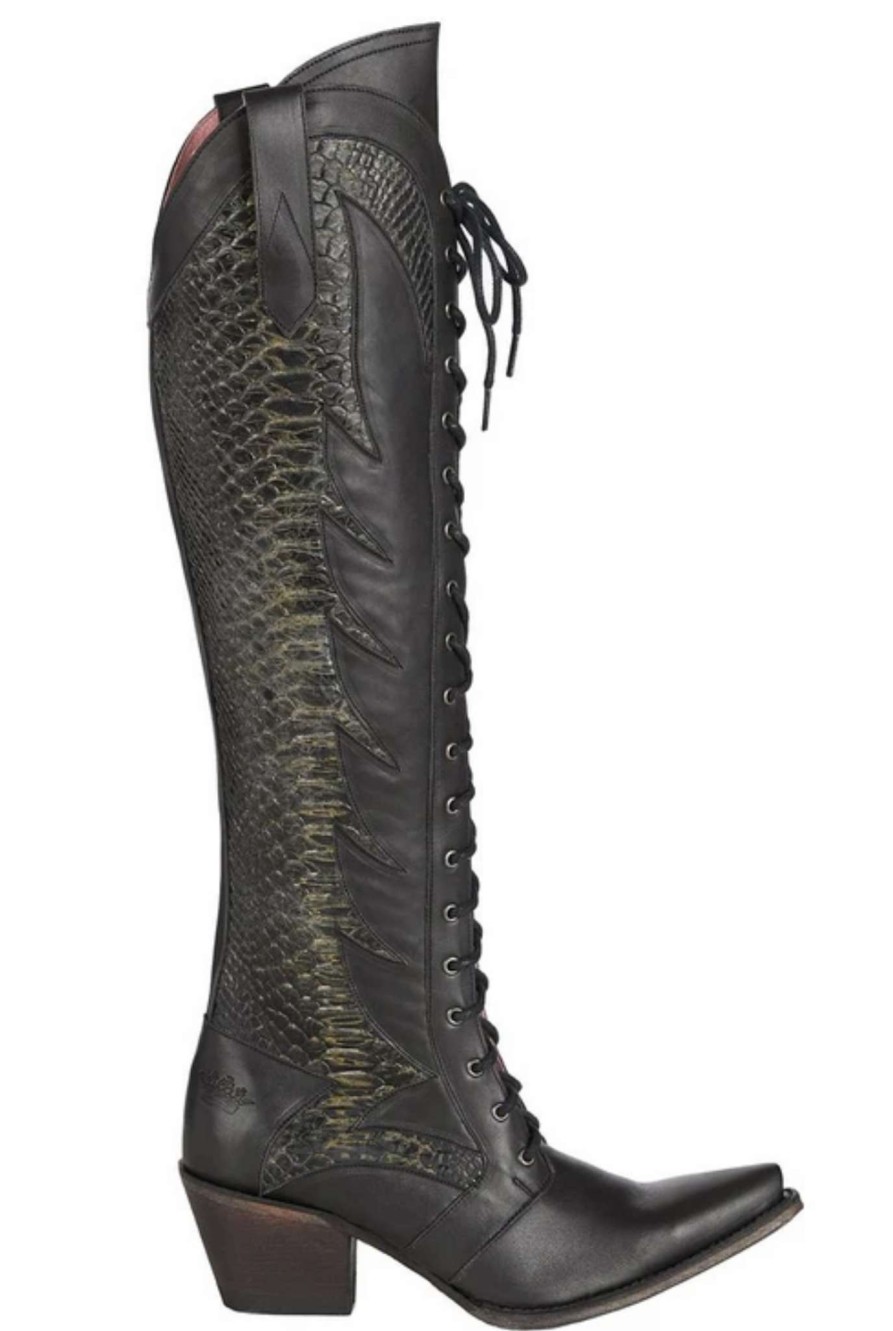 Junk Gypsy By Lane * | Junk Gypsy By Lane Boots Promotions Junk Gypsy By Lane Trail Boss Black Jg0060C